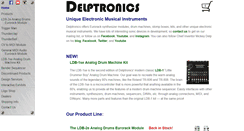 Desktop Screenshot of delptronics.com